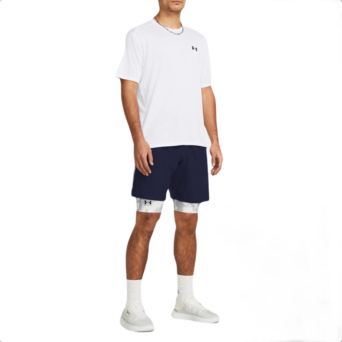 Kraťasy Under Armour UA Woven Wdmk Shorts M - modrá