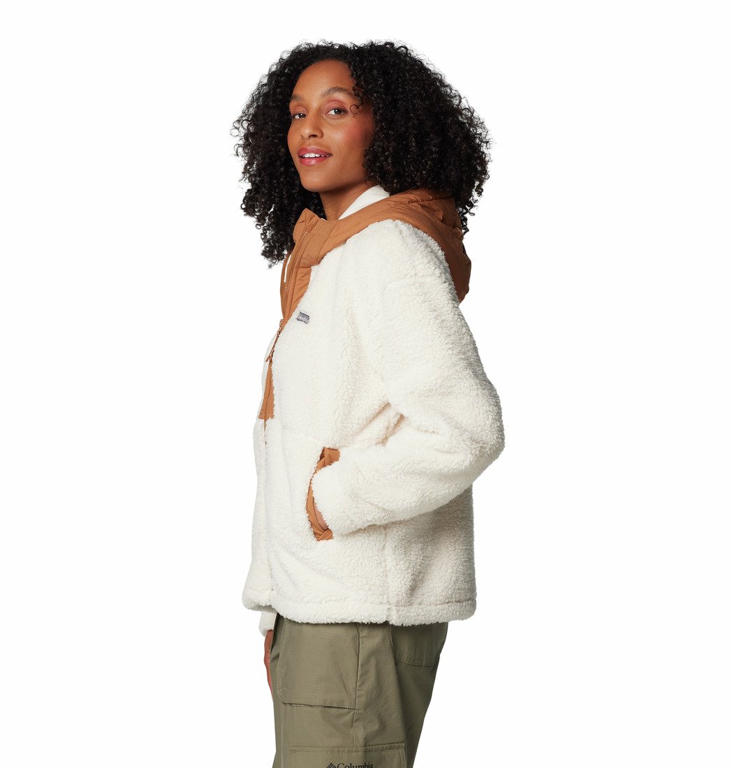 Mikina Columbia Boundless Discovery™ Hooded Sherpa W - béžová/hnědá