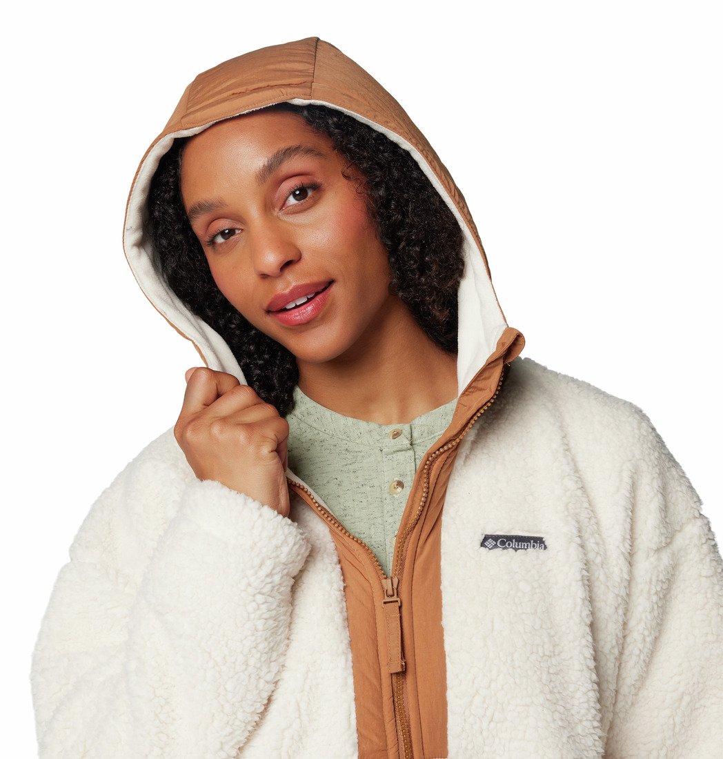 Mikina Columbia Boundless Discovery™ Hooded Sherpa W - béžová/hnědá