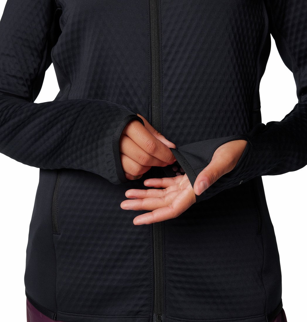 Mikina Columbia Triple Canyon™ Grid Fleece FZ W - čierna