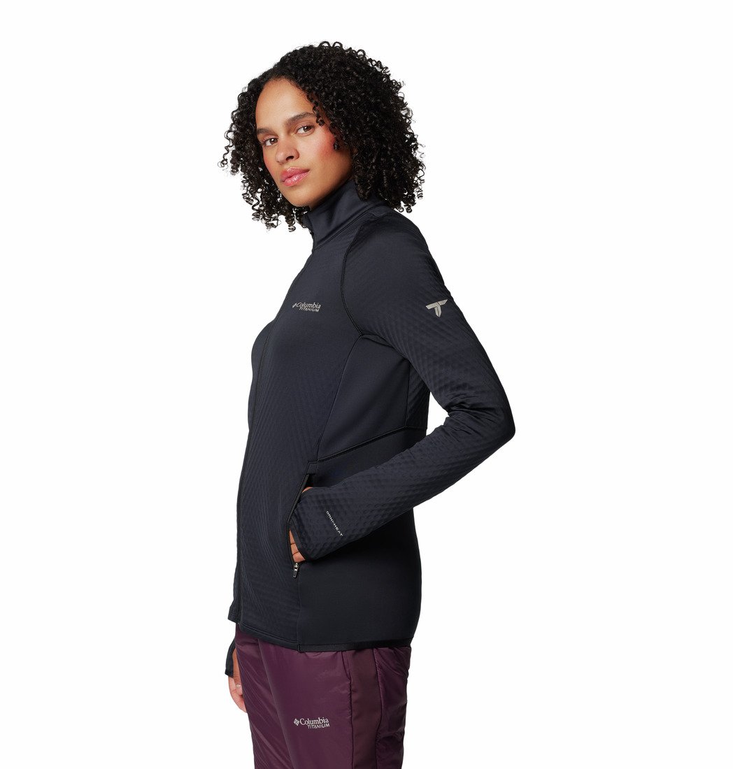 Mikina Columbia Triple Canyon™ Grid Fleece FZ W - čierna