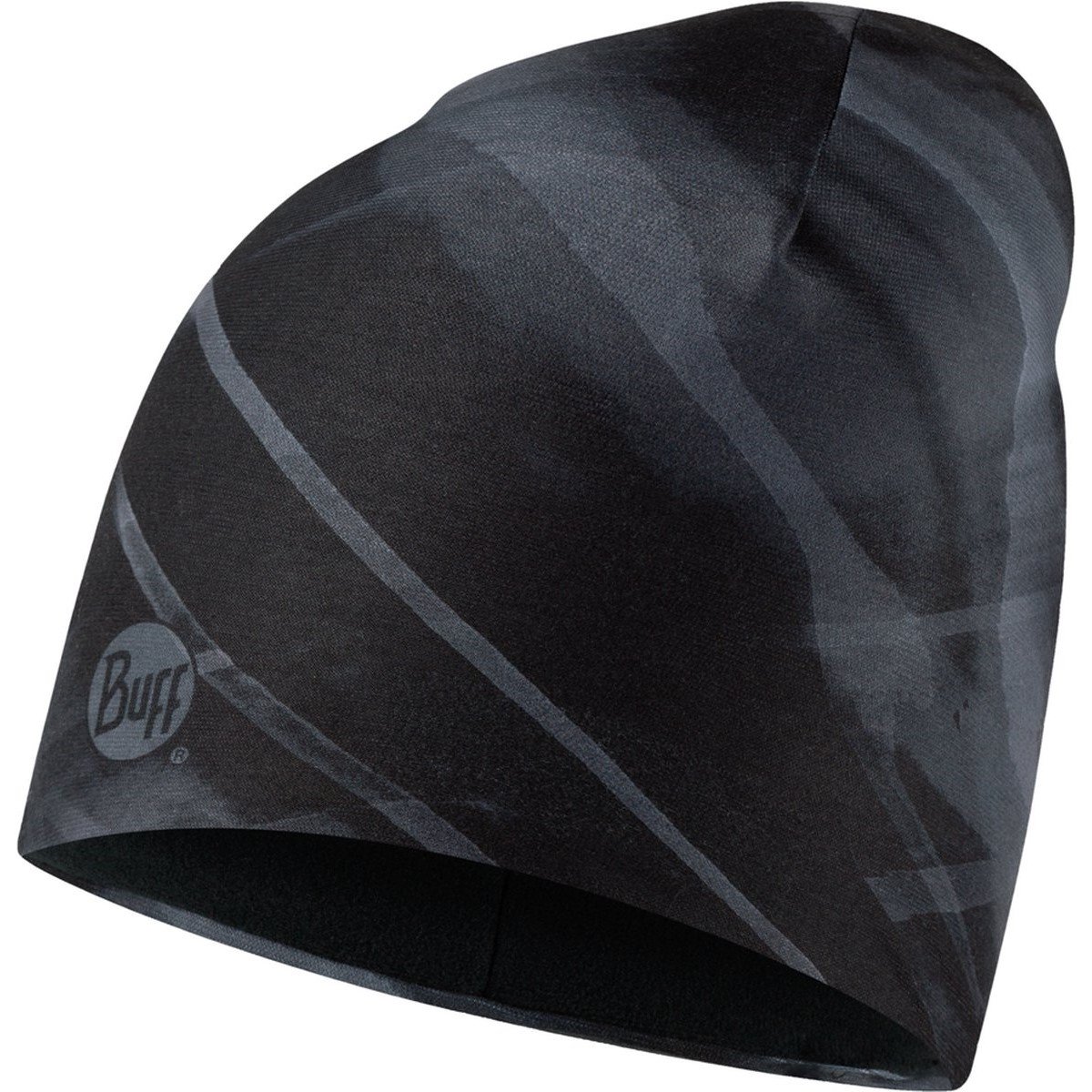 Čepice Buff Polar & EcoStretch Beanie - černá/šedá