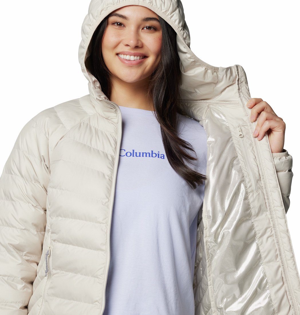 Bunda Columbia Powder Lite™ II Hooded Jacket W - béžová