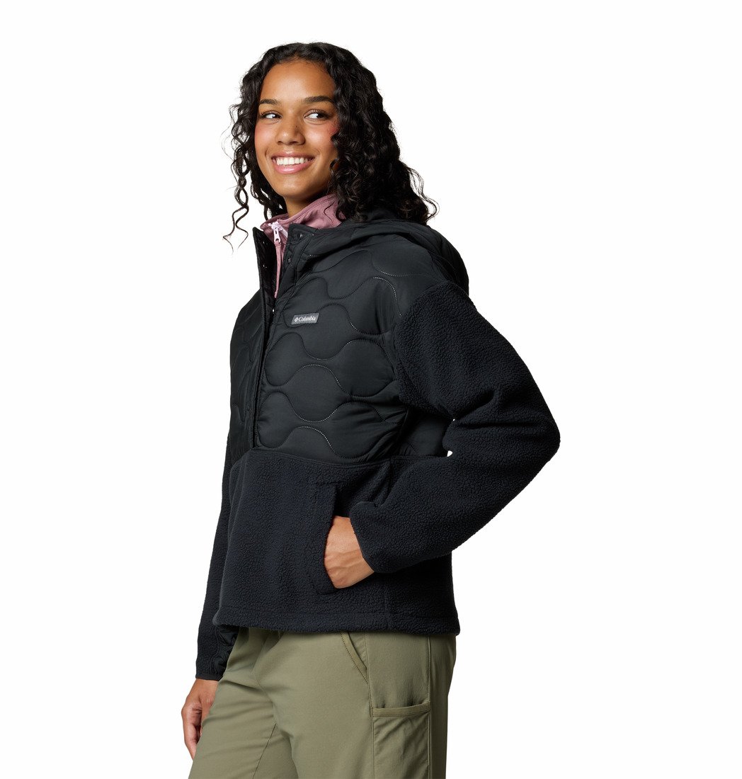 Bunda Columbia Cloud Point™ Hooded Fleece W - černá