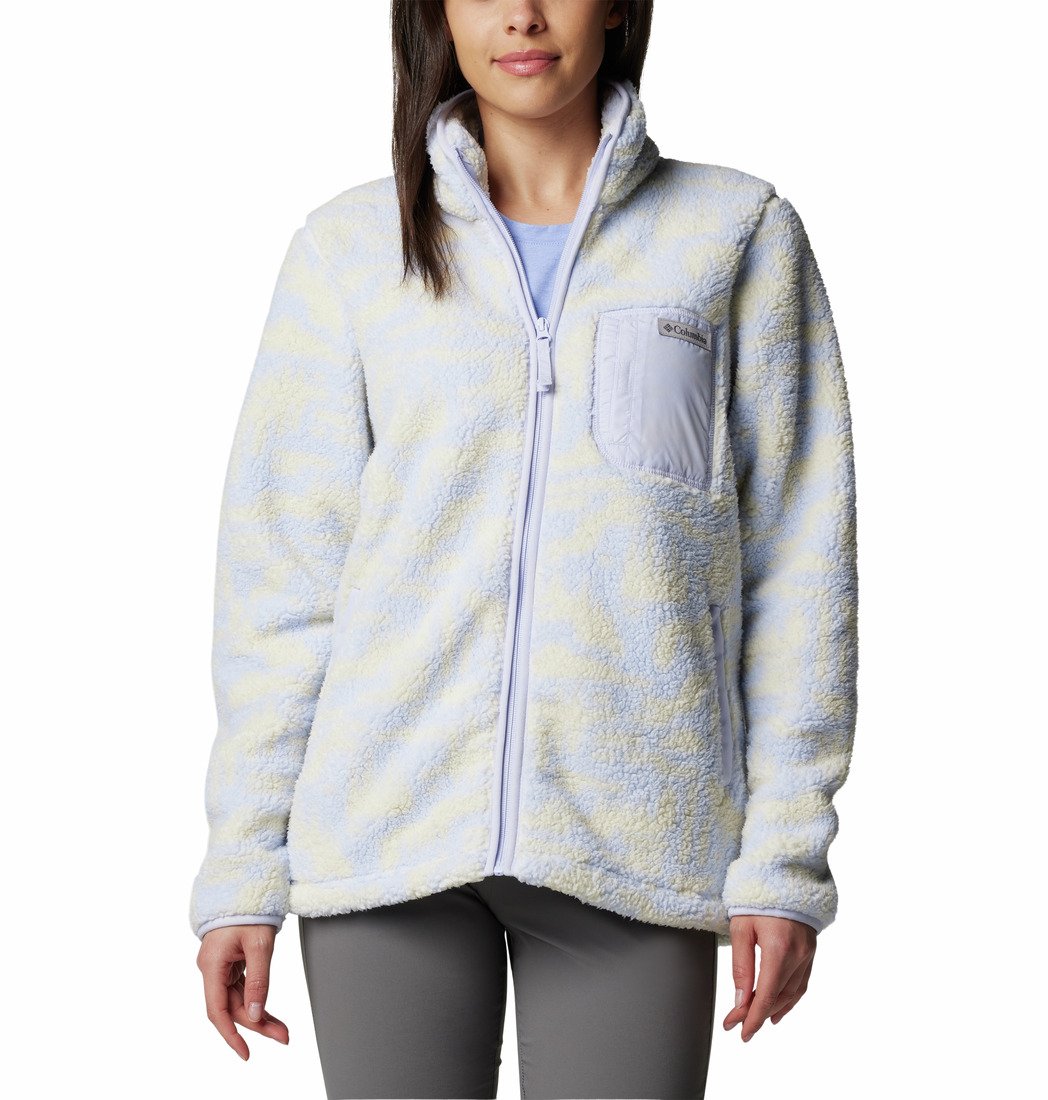 Mikina Columbia West Bend™ Print Full Zip II W - fialová/béžová