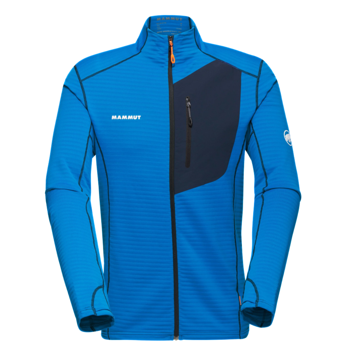 Mikina Mammut Taiss Light ML Jacket M - modrá