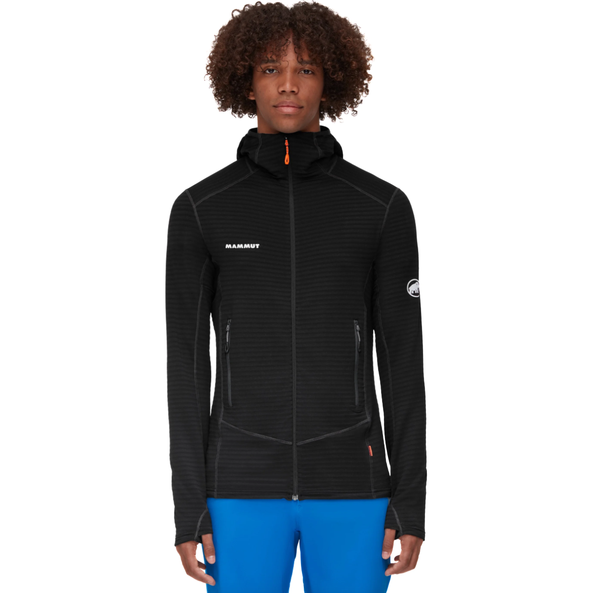 Mikina Mammut Taiss Light ML Hooded Jacket M - černá