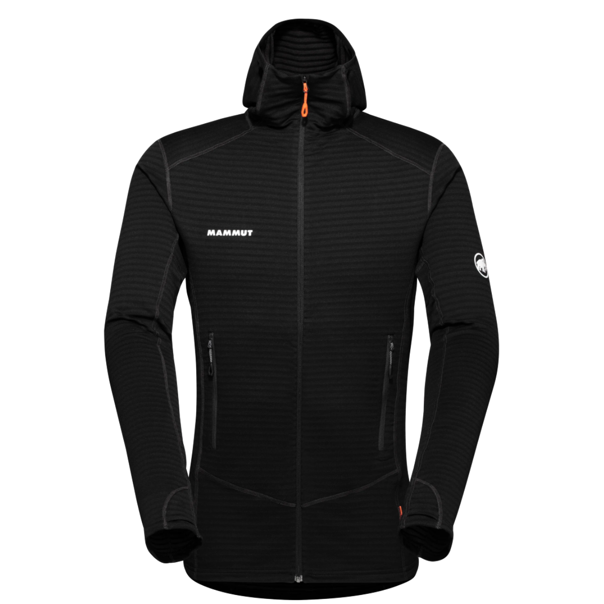 Mikina Mammut Taiss Light ML Hooded Jacket M - černá