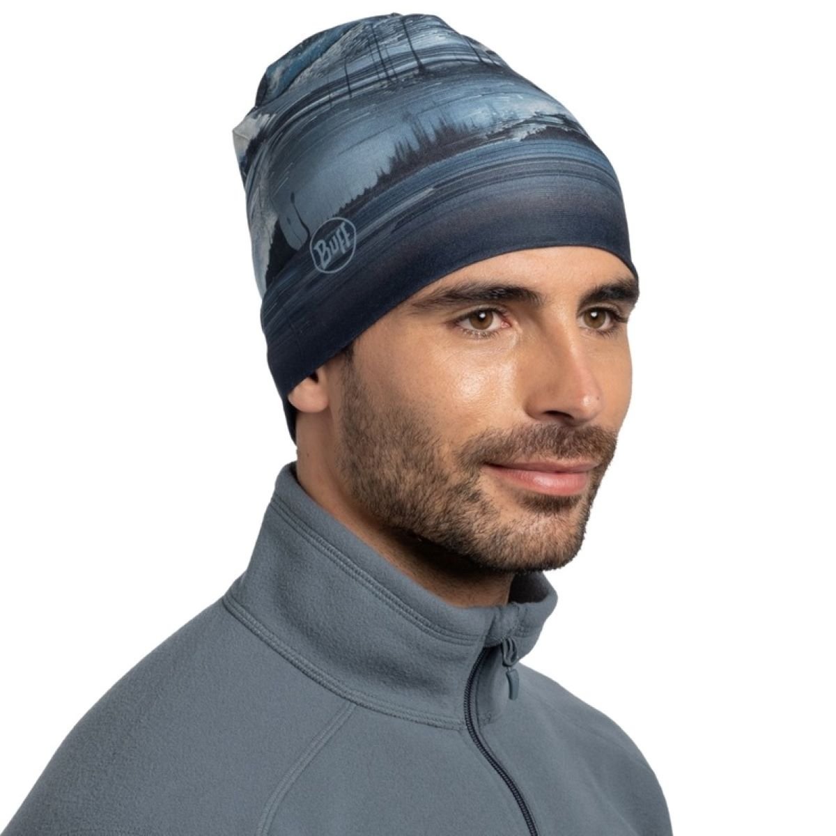 Čepice Buff EcoStretch Beanie - modrá