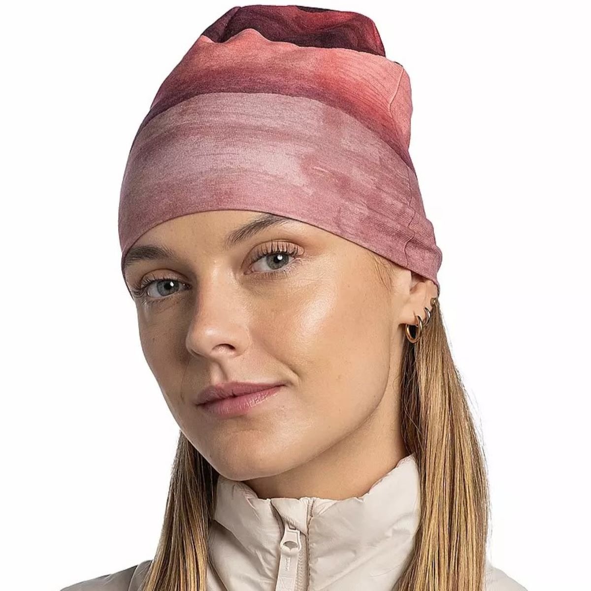 Čepice Buff EcoStretch Beanie - růžová