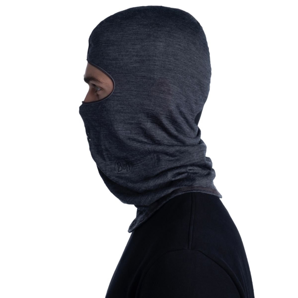 Kukla Buff Merino Lightweight Balaclava - šedá