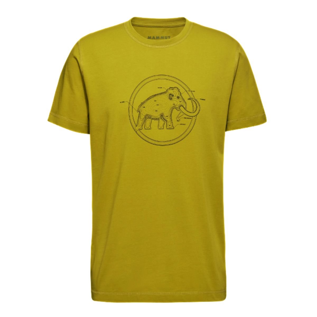 Tričko Mammut Core T-Shirt Lines M - zelená