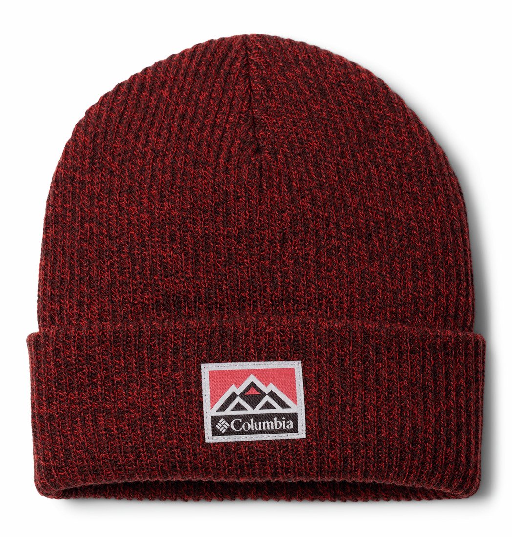 Čepice Columbia Whirlibird™ Cuffed Beanie Uni - tmavě červená