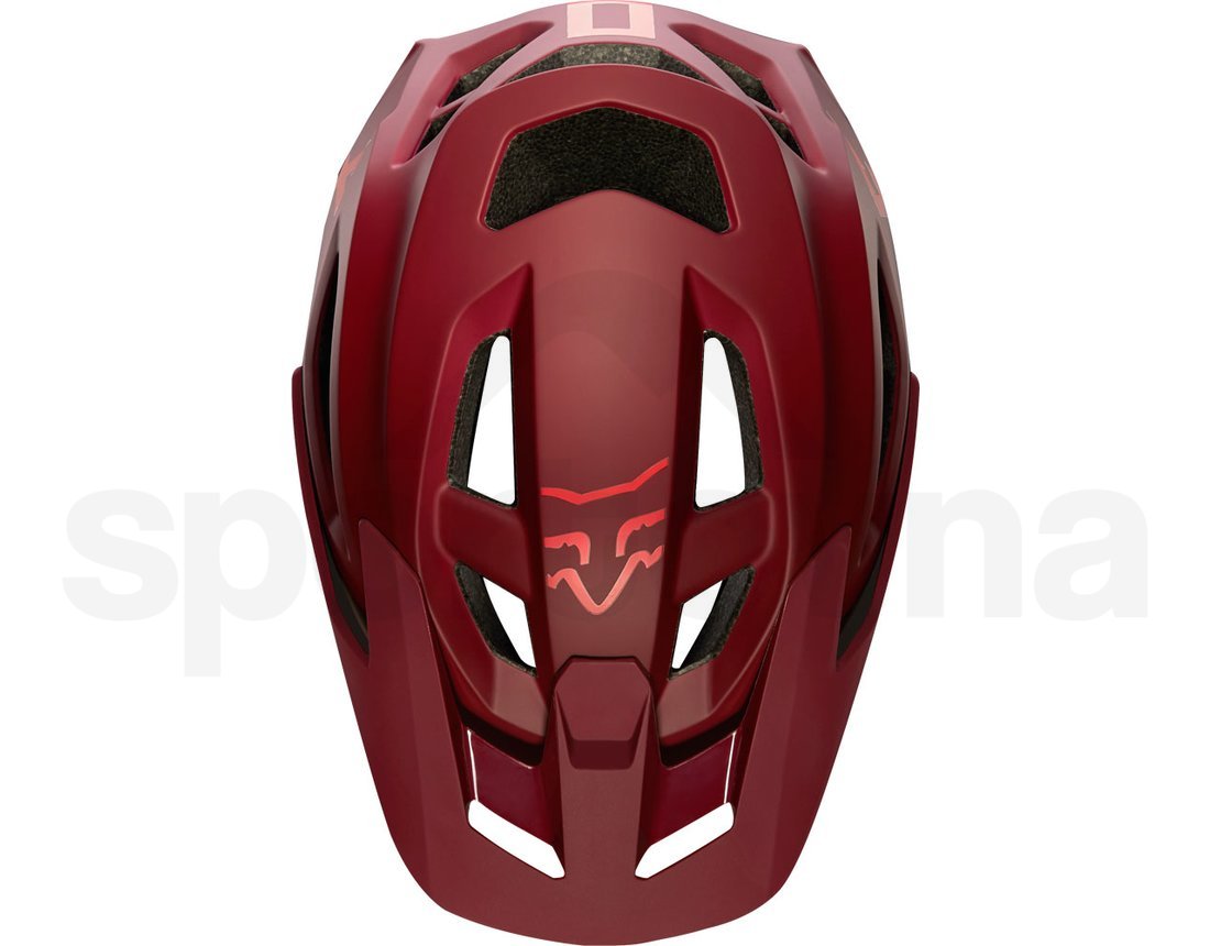 Cyklo helma Fox Head Speedframe Wurd MTB Helmet - červená/vínová