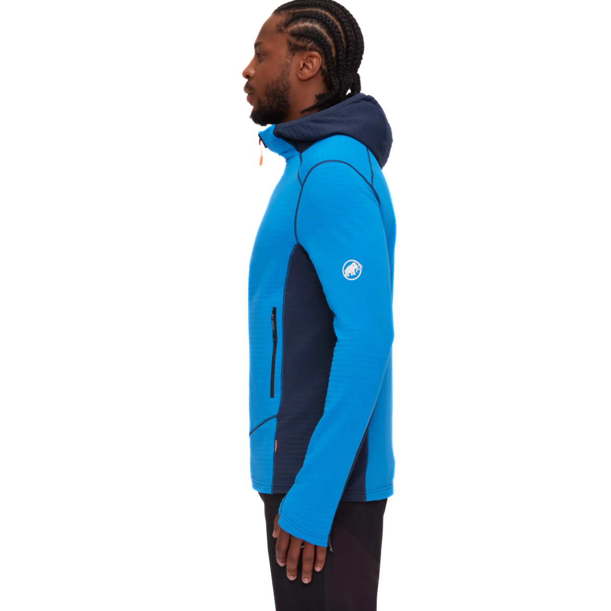 Mikina Mammut Taiss Light ML Hooded Jacket M - modrá