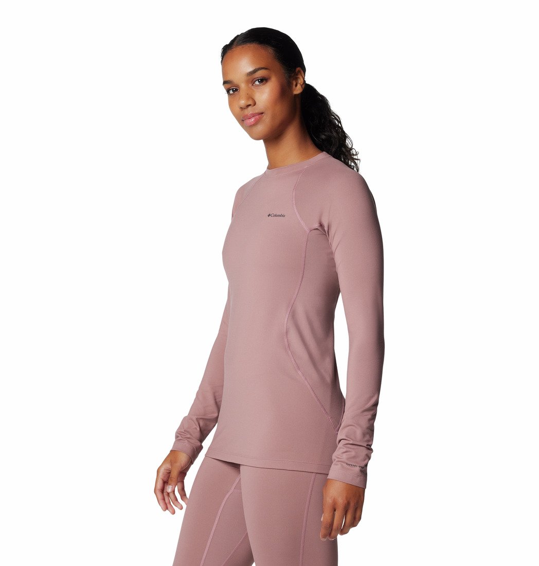 Tričko Columbia Midweight Stretch Long Sleeve Top W - růžová