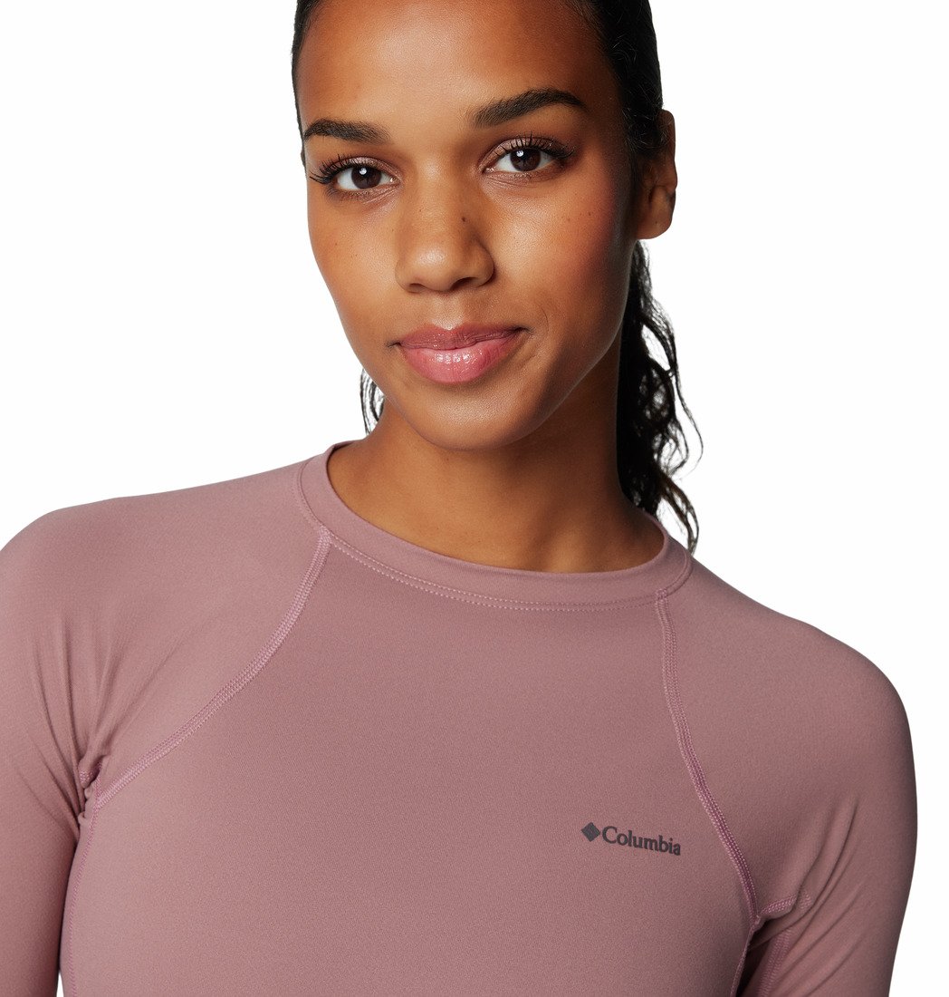 Tričko Columbia Midweight Stretch Long Sleeve Top W - růžová