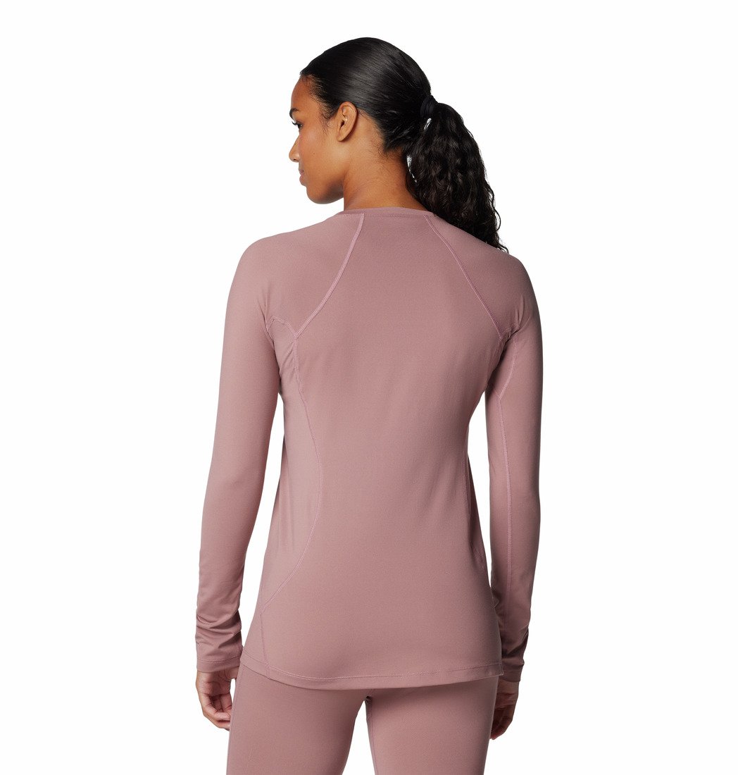 Tričko Columbia Midweight Stretch Long Sleeve Top W - růžová