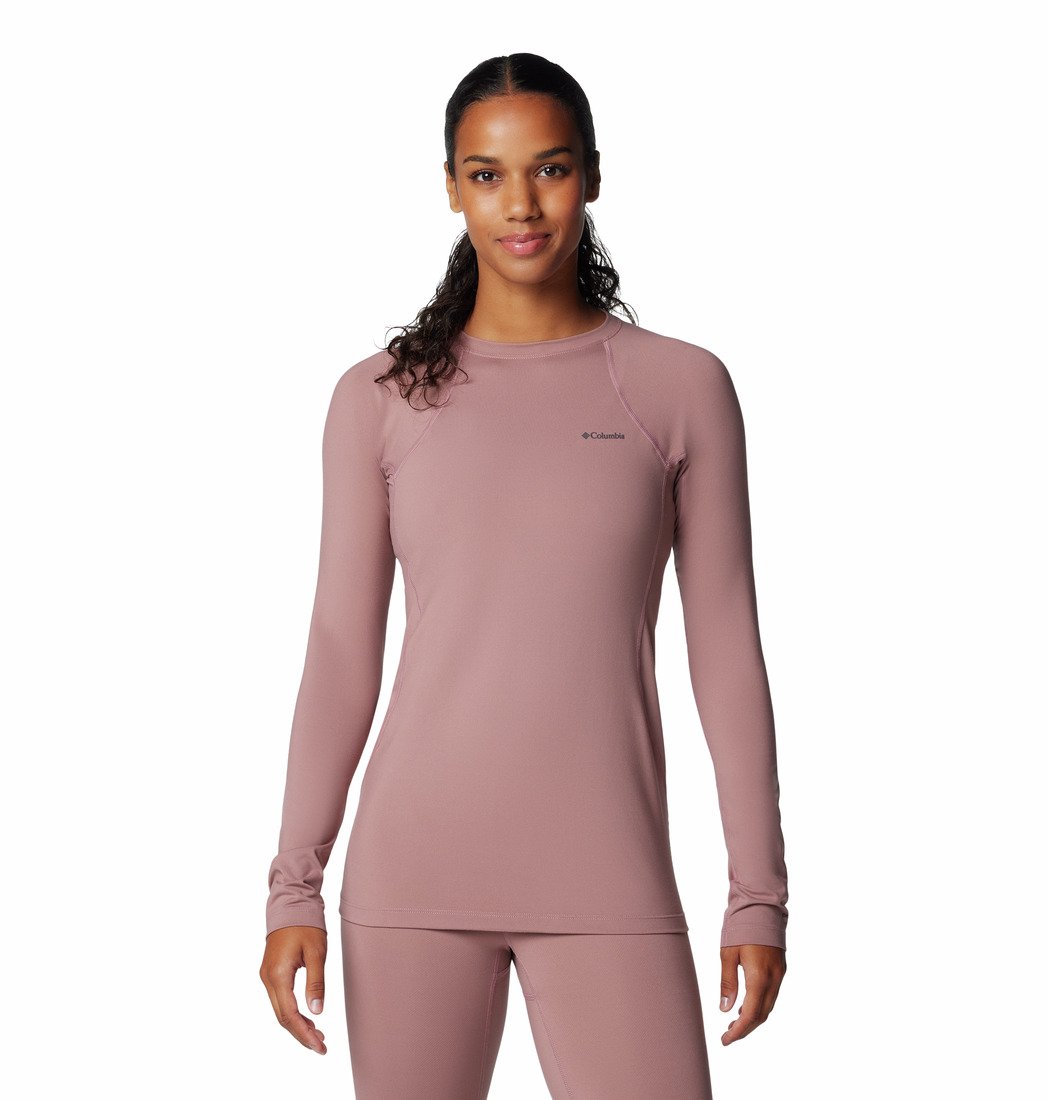 Tričko Columbia Midweight Stretch Long Sleeve Top W - růžová