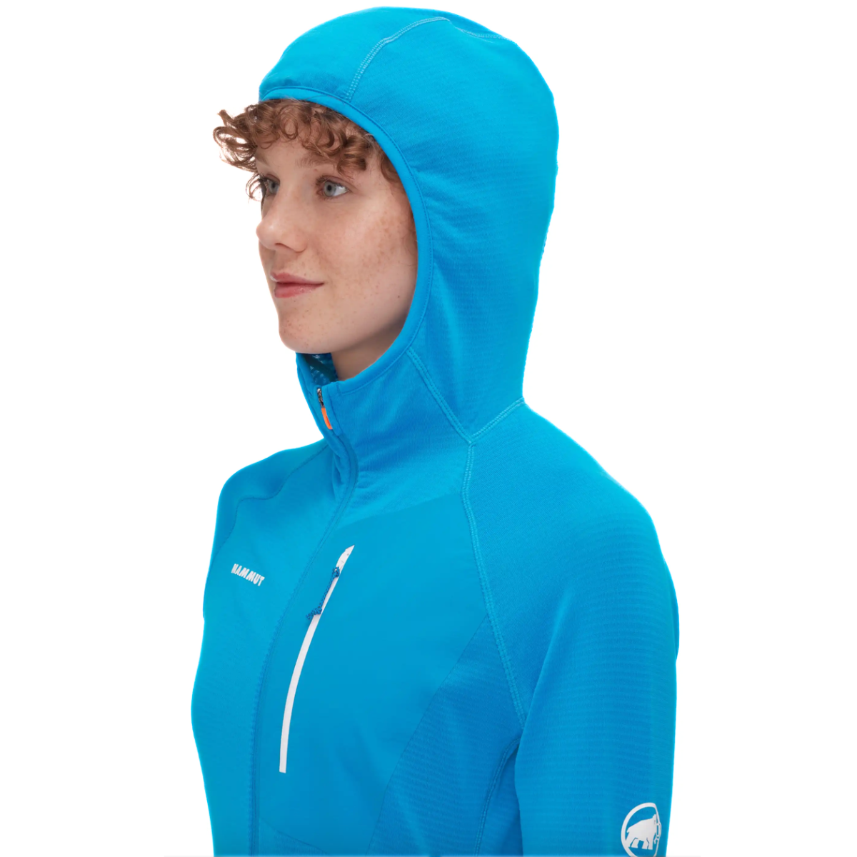 Mikina Mammut Aenergy Light ML Hooded Jacket W - modrá