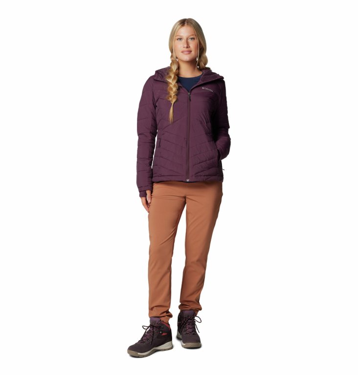 Bunda Columbia Joy Peak™ II Hooded Jacket W - fialová