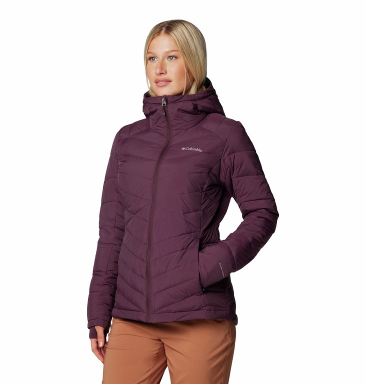 Bunda Columbia Joy Peak™ II Hooded Jacket W - fialová