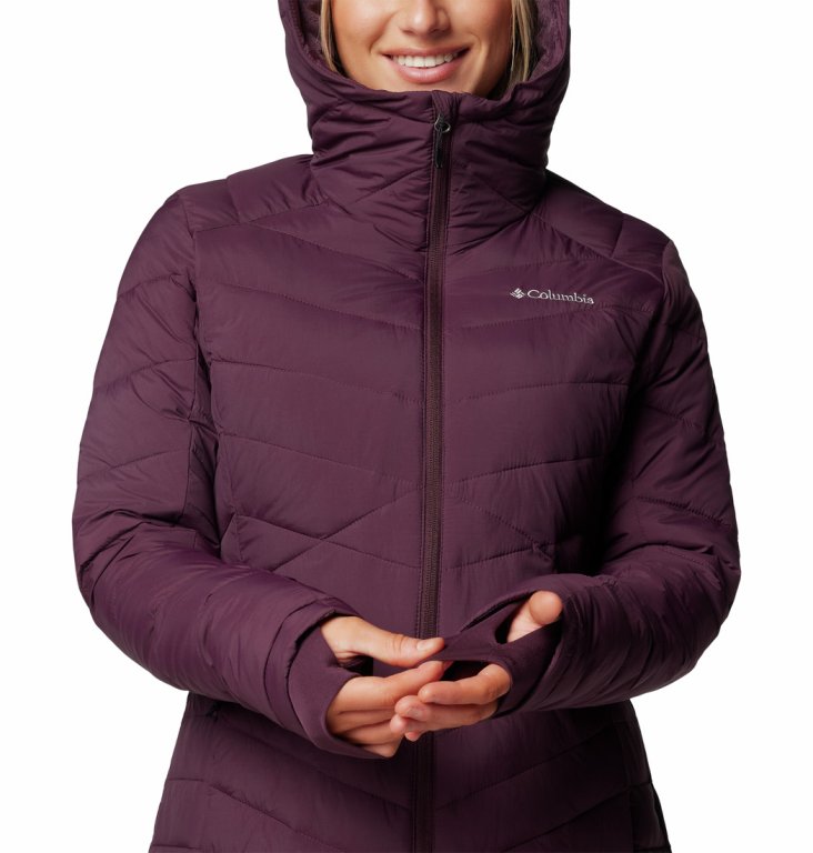 Bunda Columbia Joy Peak™ II Hooded Jacket W - fialová