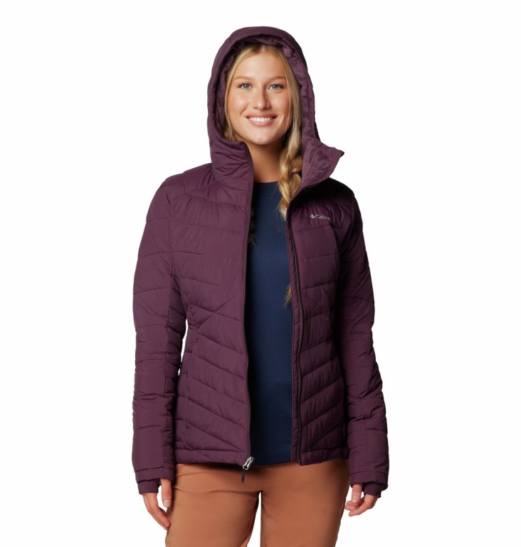 Bunda Columbia Joy Peak™ II Hooded Jacket W - fialová