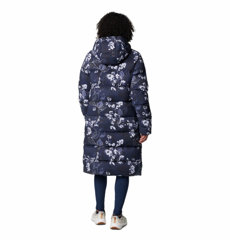 Bunda Columbia Boundless Days™ Print Long Down Jkt W - modrá