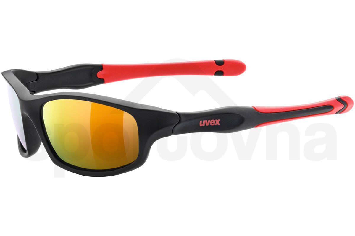 Dětské sluneční brýle Uvex Sportstyle 507 - červená/černá