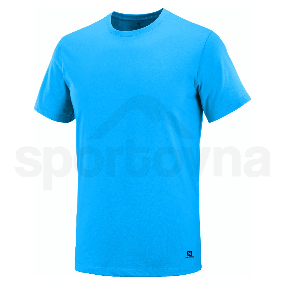 Pánské tričko Salomon Promo SS TEE M - modrá XL
