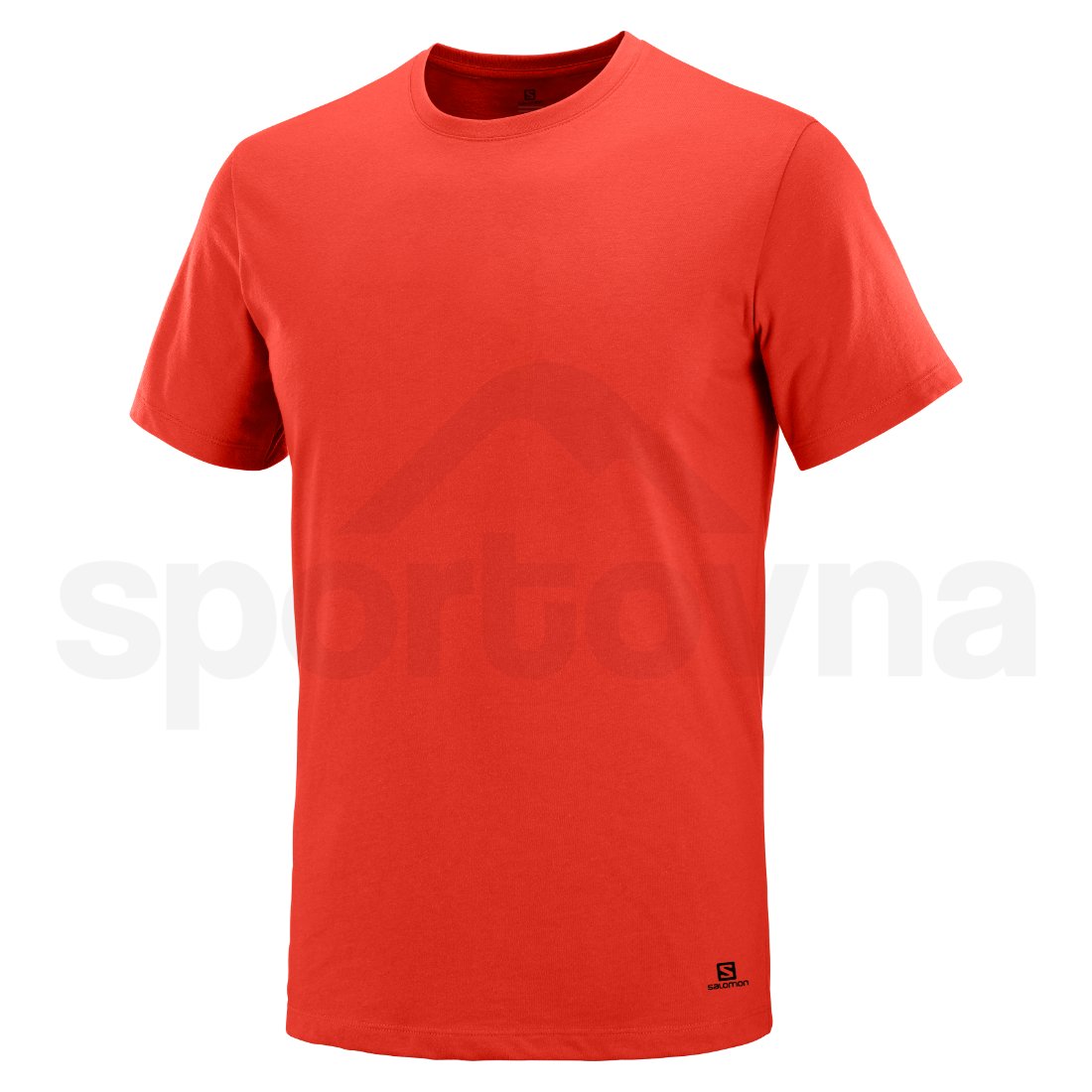 Pánské tričko Salomon Promo SS TEE M - červená XL