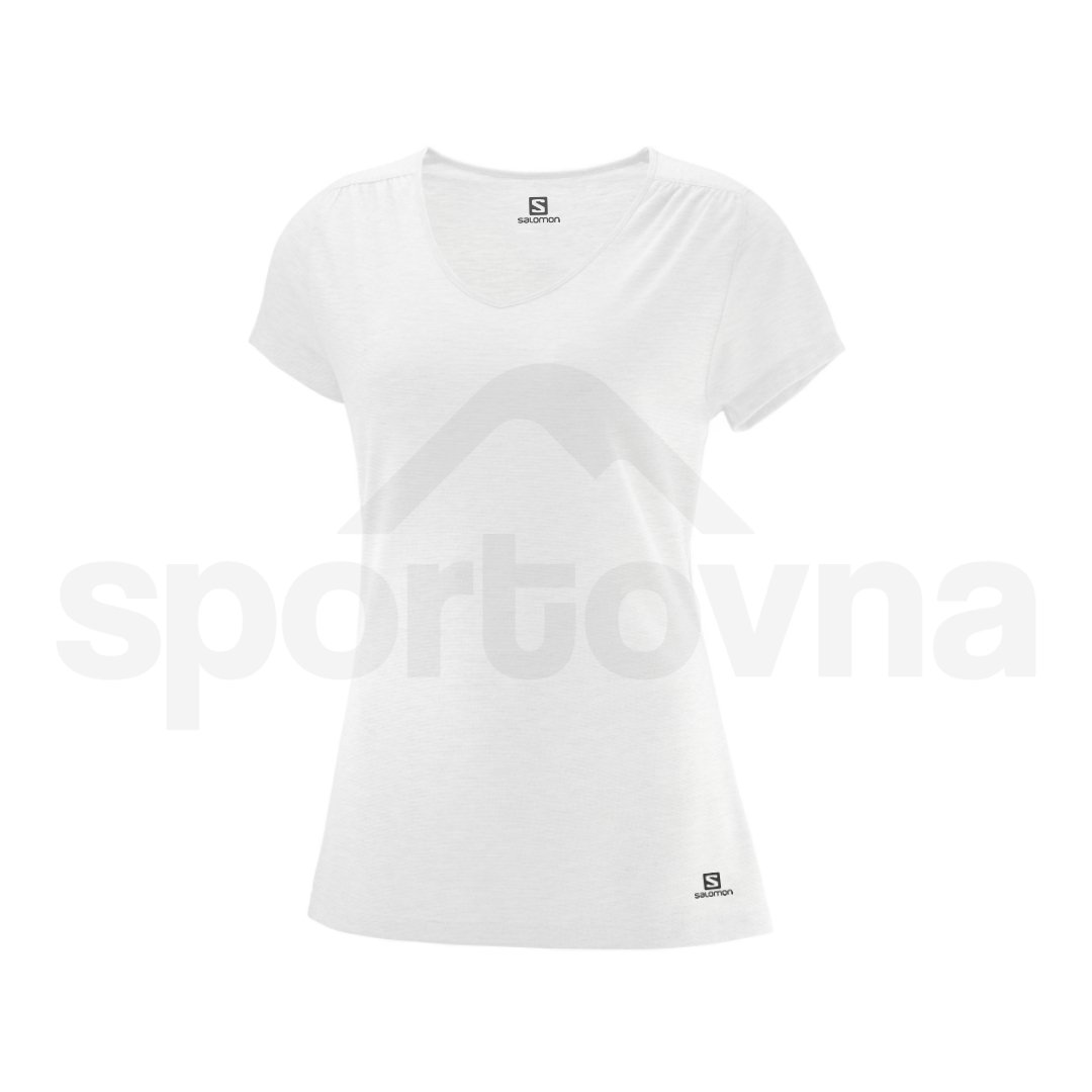 Dámské tričko Salomon Promo SS TEE - bílá XL