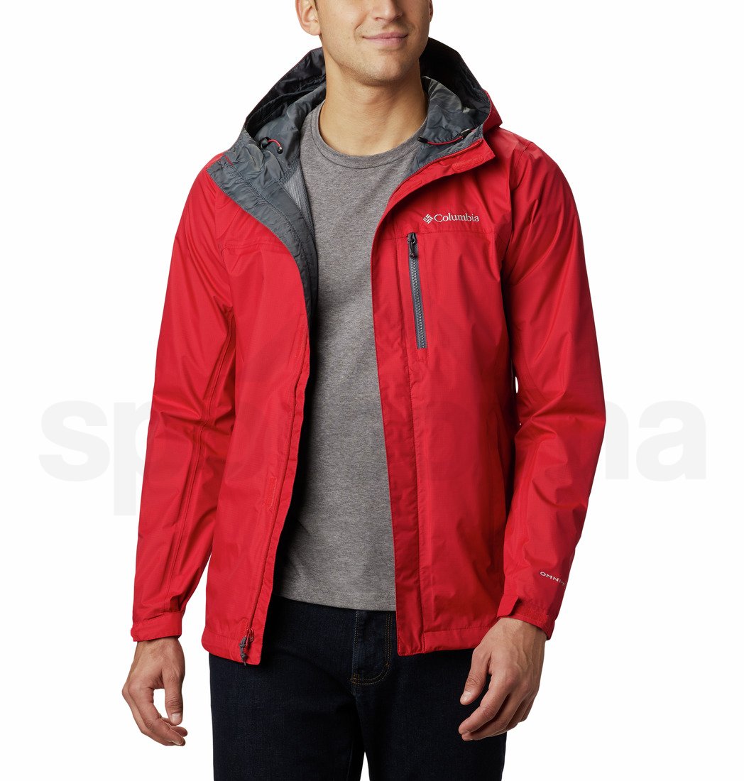 Bunda Columbia Pouring Adventure™ II Jacket M - červená