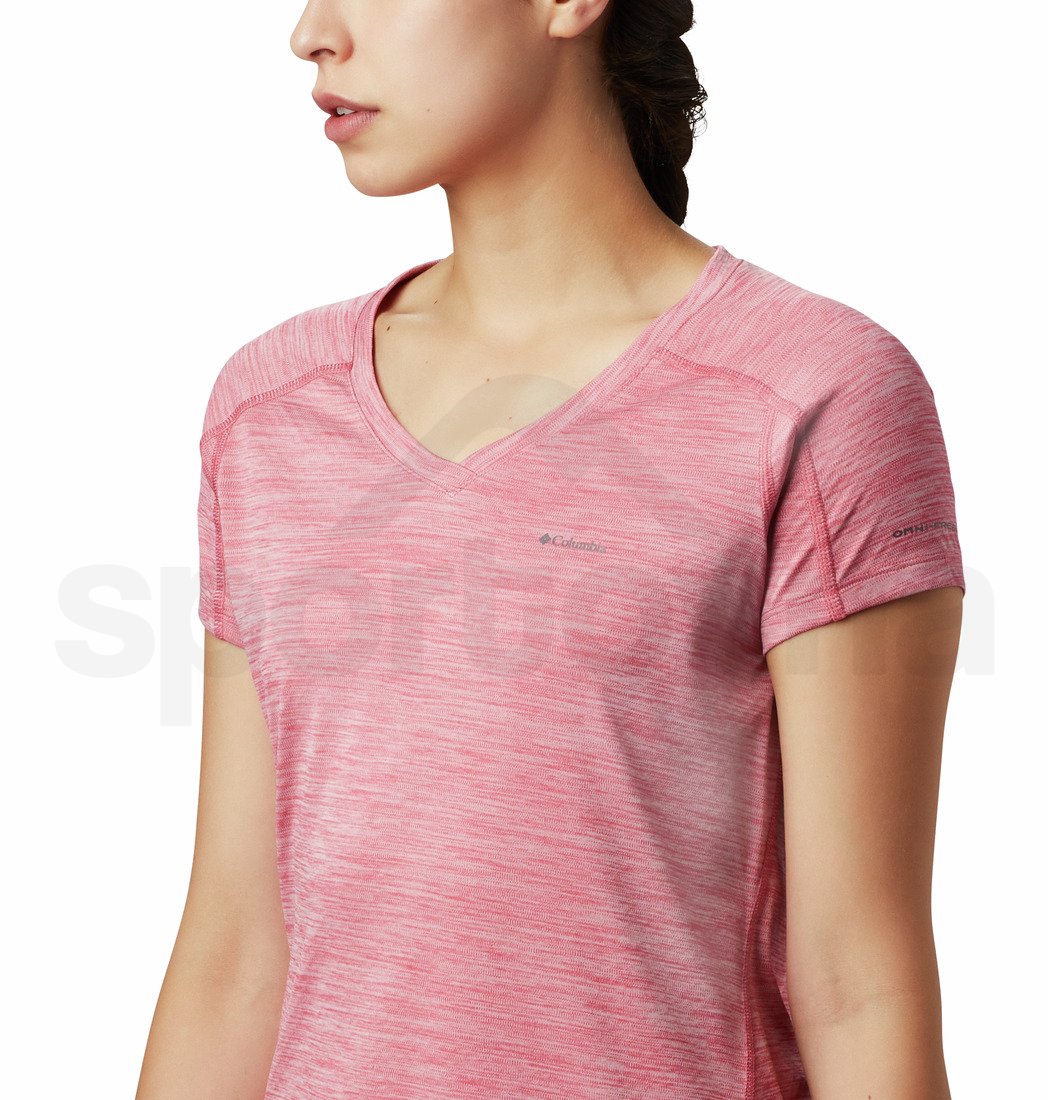 Tričko Columbia Zero Rules™ SS Shirt W - světle růžová