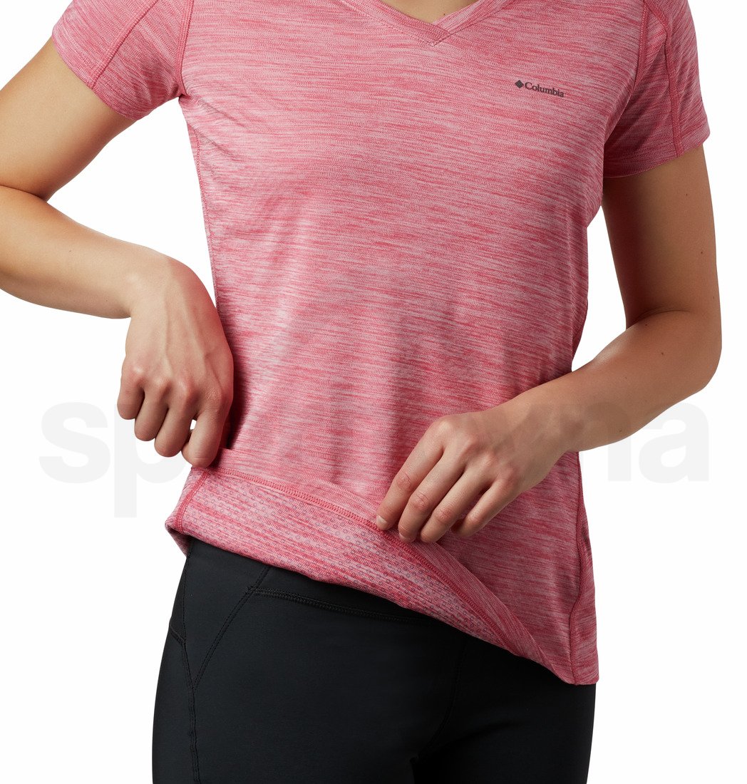 Tričko Columbia Zero Rules™ SS Shirt W - světle růžová