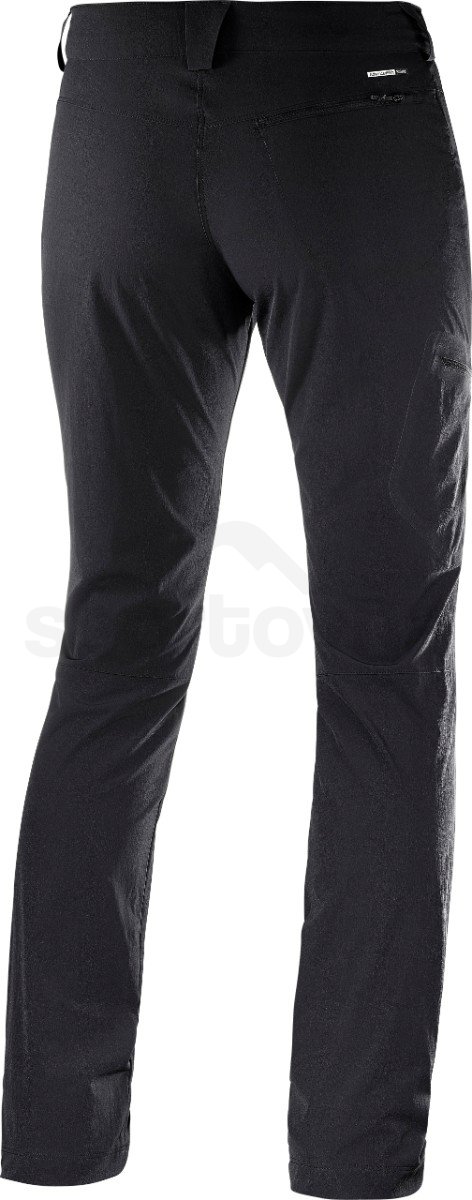 Kalhoty Salomon WAYFARER STRAIGHT PANT W - černá (zkrácená délka)
