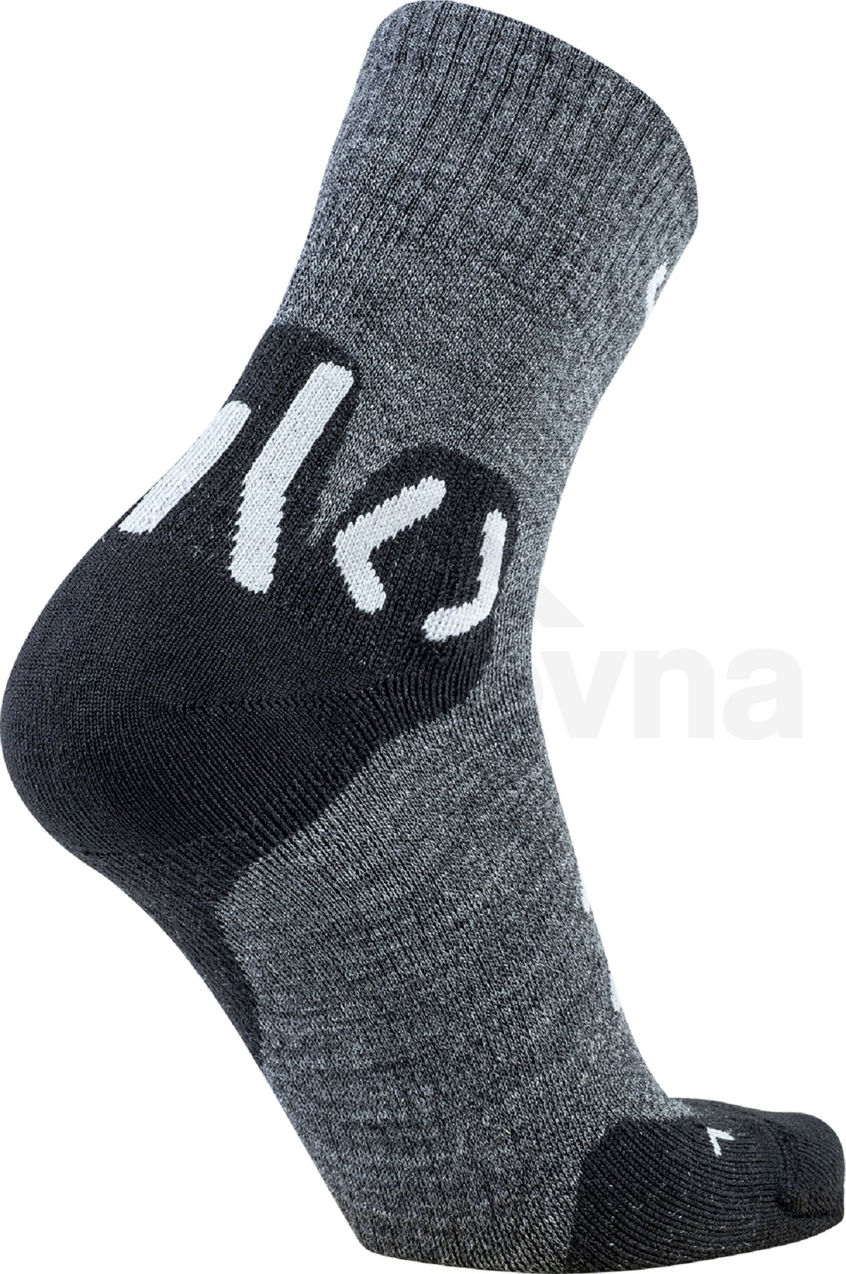 Ponožky UYN Trekking Approach Merino Mid Socks M - šedá/černá