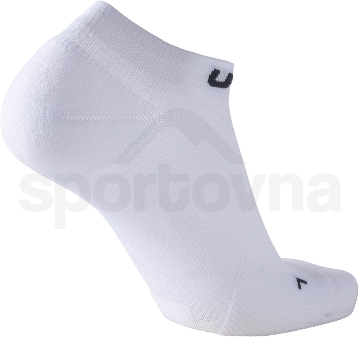 Ponožky UYN Trainer No Show Socks M - bílá/šedá