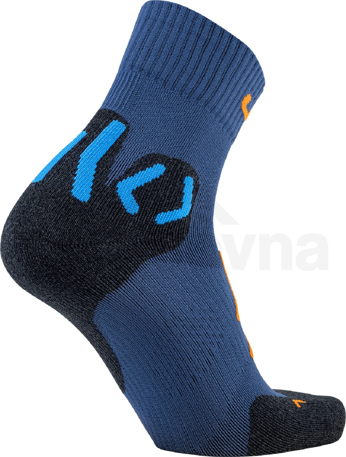 Ponožky UYN Trekking Approach Mid Socks M - modrá/oranžová/šedá