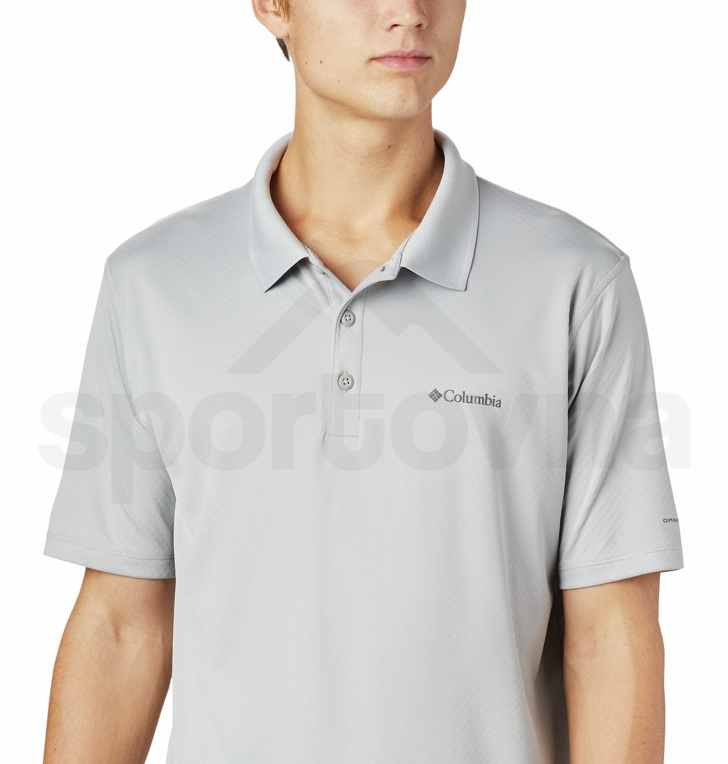 Tričko Columbia Zero Rules™ Polo Shirt M - světle šedá