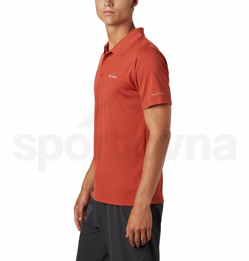 Tričko Columbia Zero Rules™ Polo Shirt M - červená