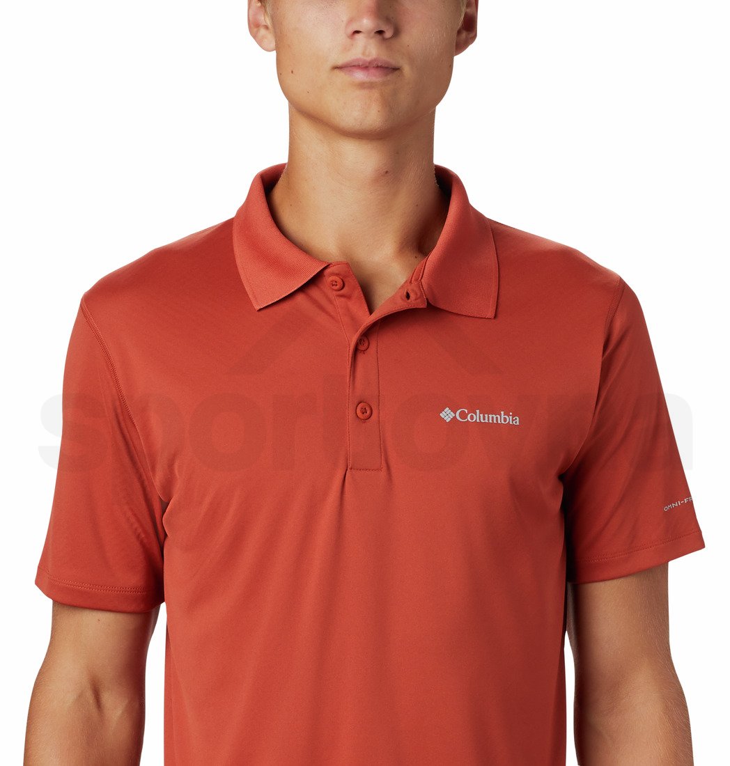 Tričko Columbia Zero Rules™ Polo Shirt M - červená