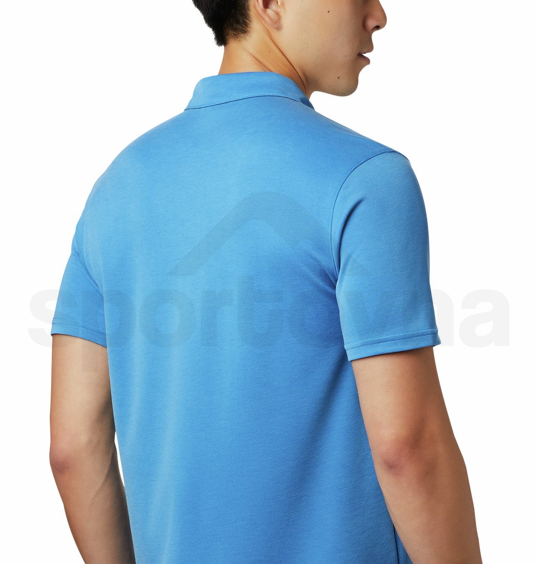 Tričko Columbia Nelson Point™ Polo nadměrné velikosti - modrá