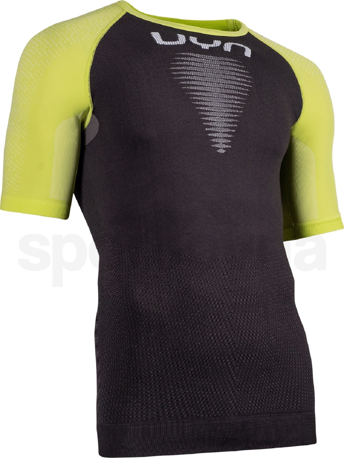 Tričko UYN Marathon OW Shirt SH SL M - černá/žlutá/bílá