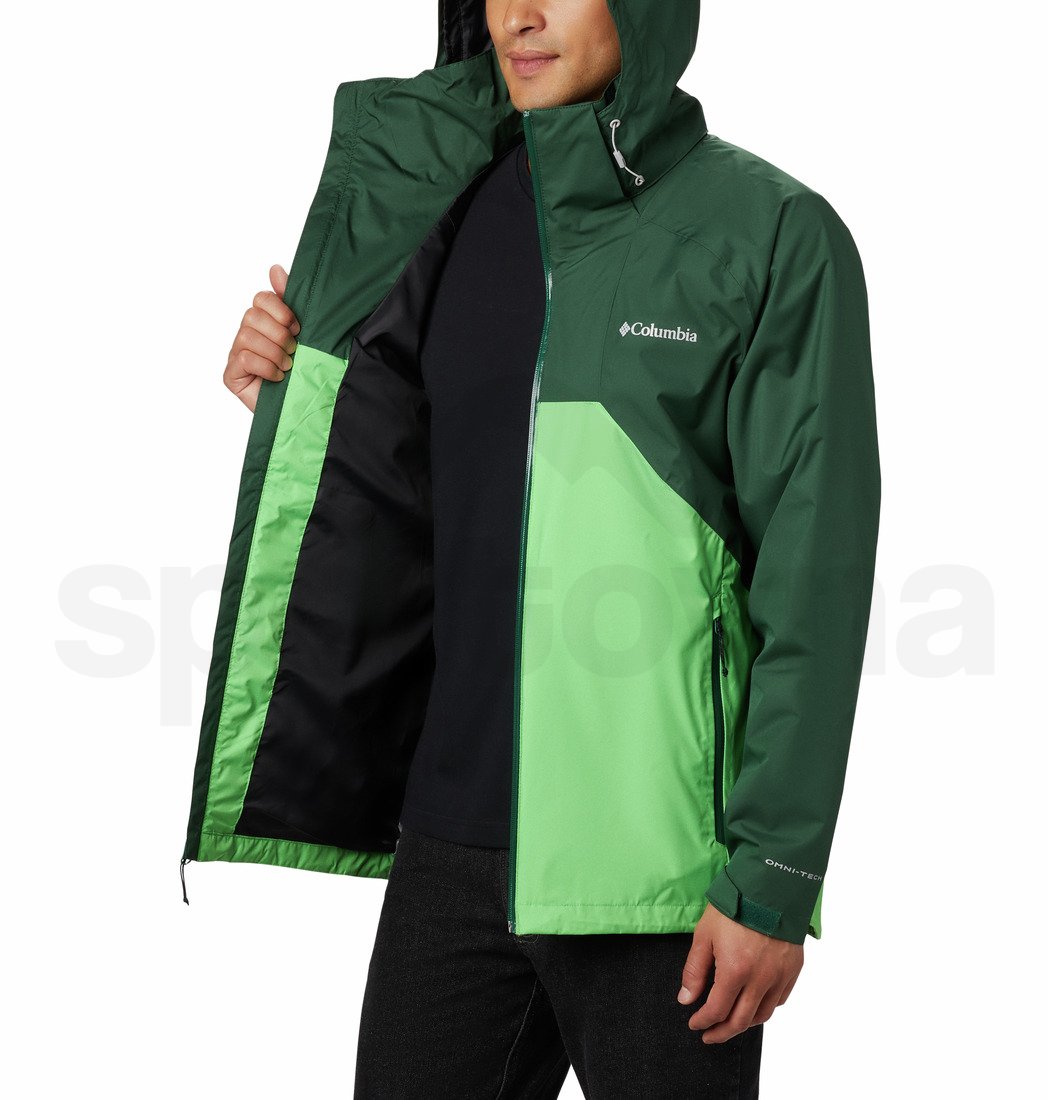 Bunda Columbia Rain Scape Jacket - zelená