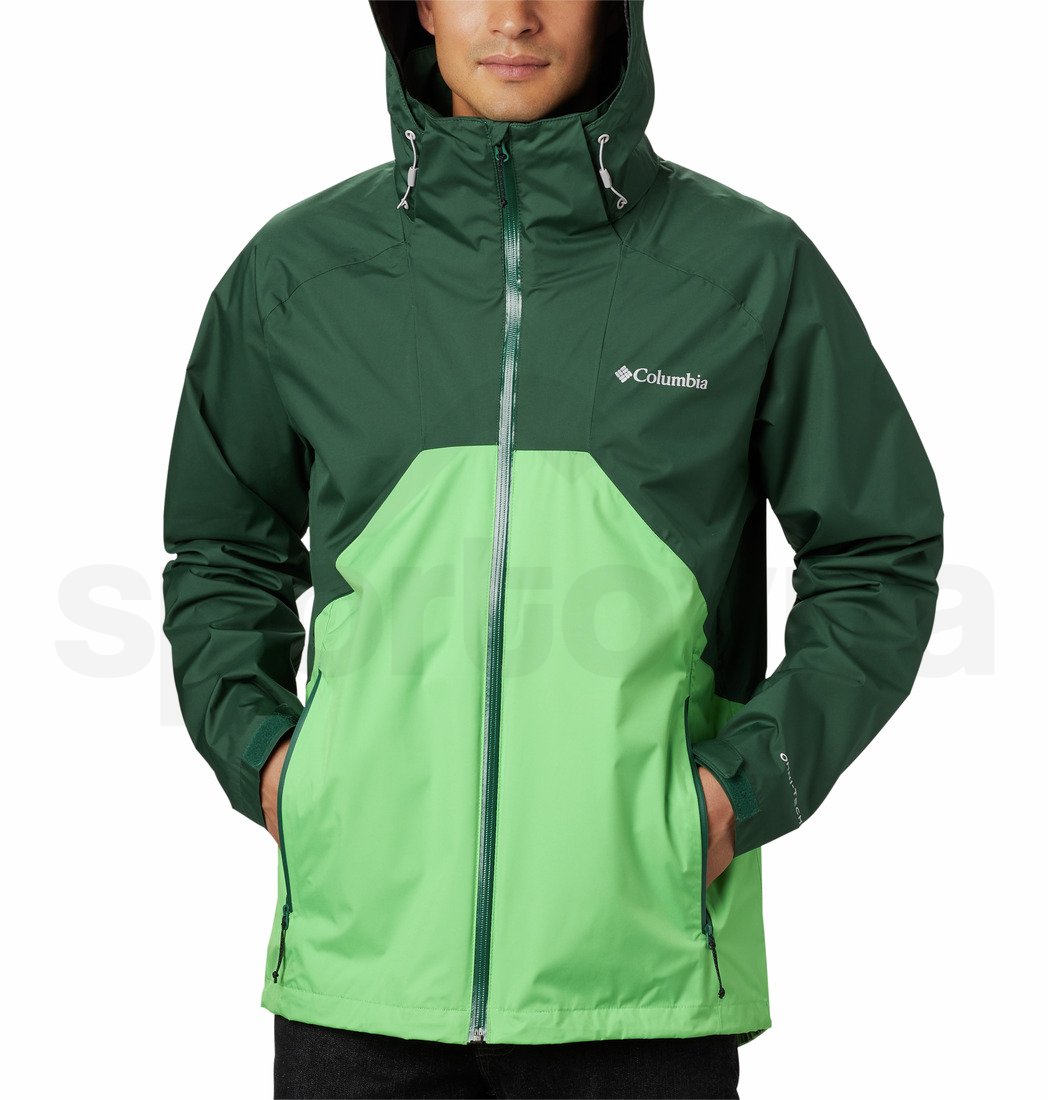 Bunda Columbia Rain Scape Jacket - zelená