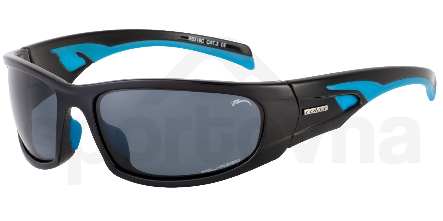 Sportovní brýle Relax Nargo - černá/modrá