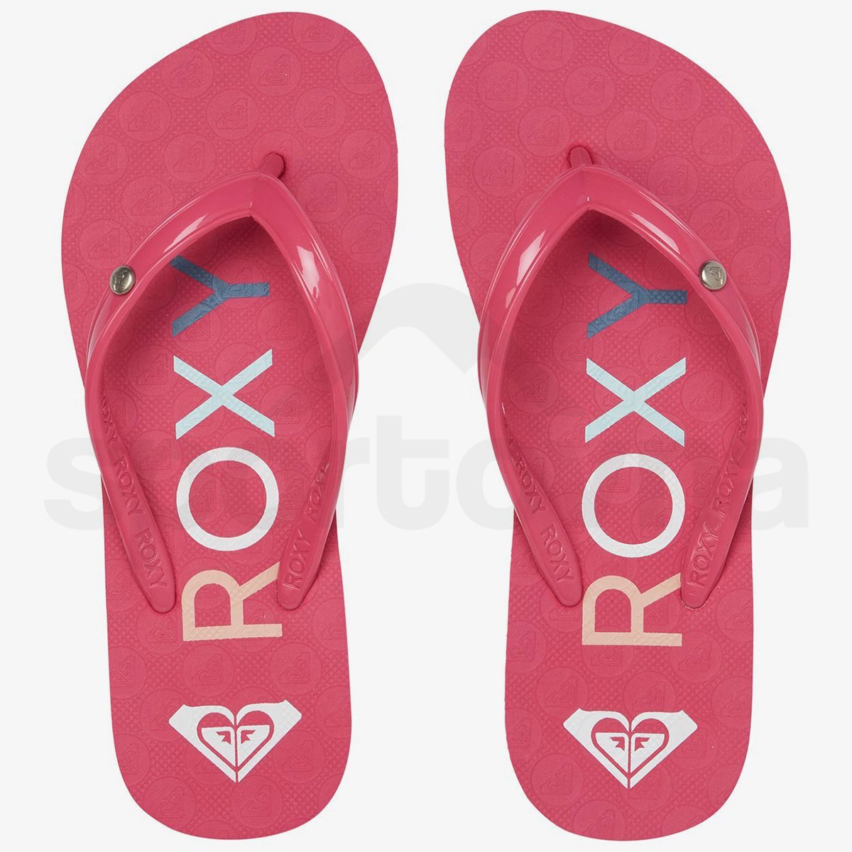 Žabky Roxy Sandy III - růžová