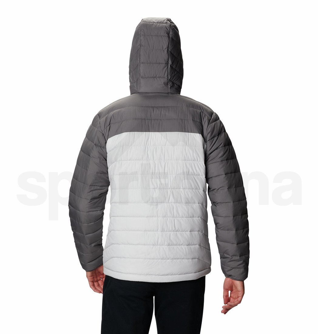 Bunda Columbia Powder Lite™ Hooded Jacket - šedá